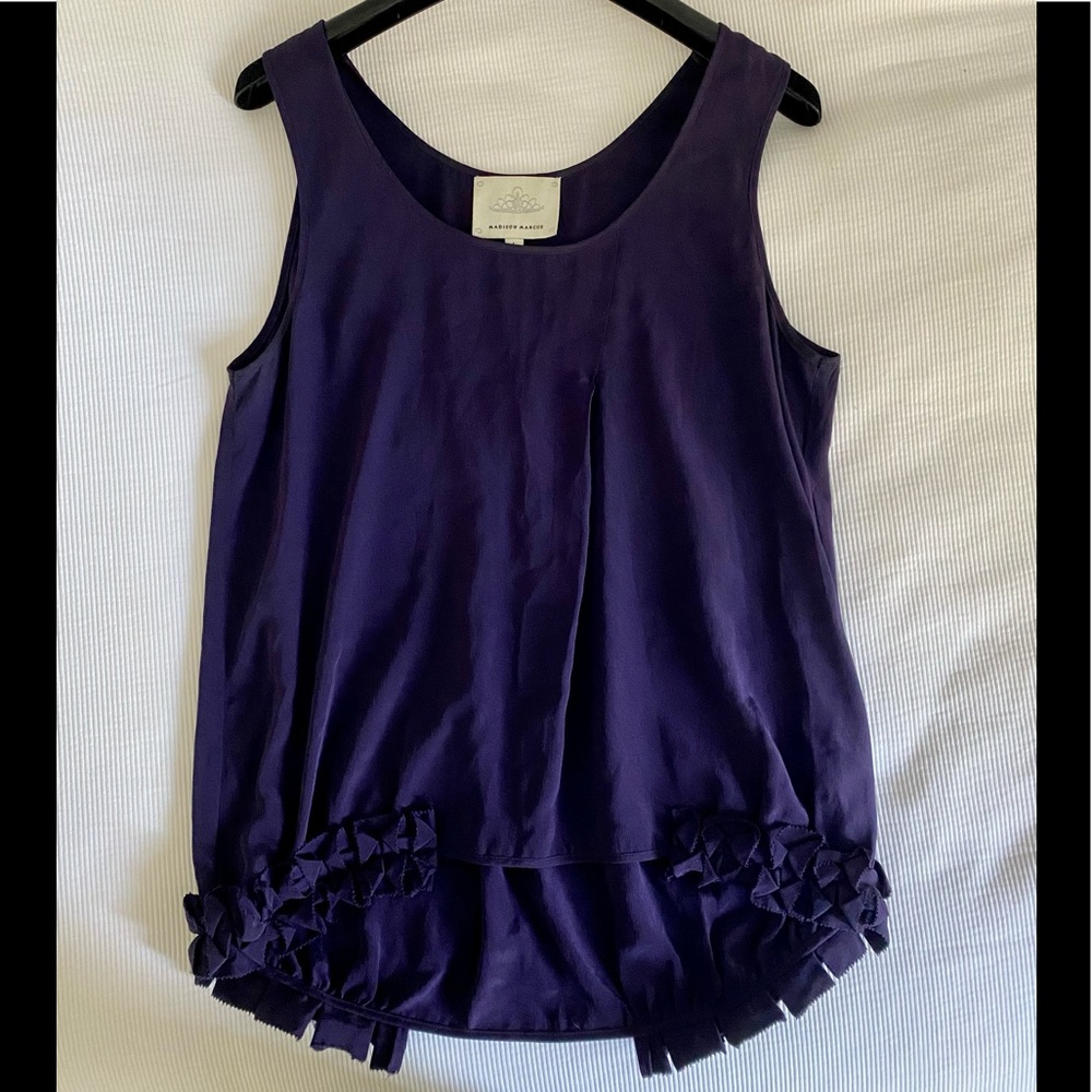 Madison Marcus sleeveless silk top